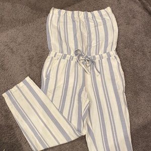 Ann Taylor Loft Strapless Jumpsuit